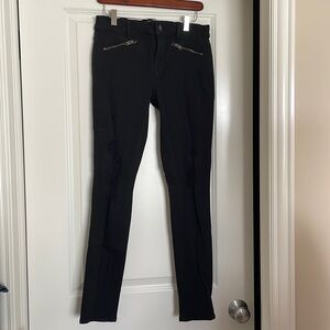 Express skiny black jeans size 6